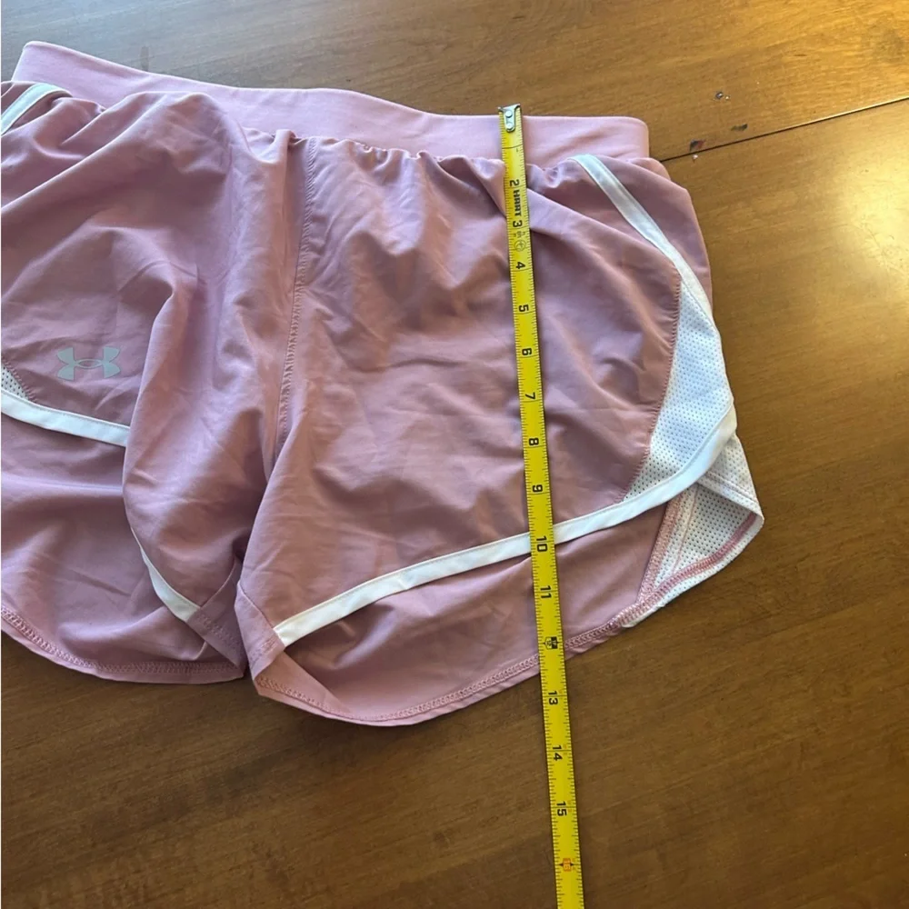 Under Armour Women's Fly By 2.0 Running Shorts Small Pink Elixir - Picture 7 of 7